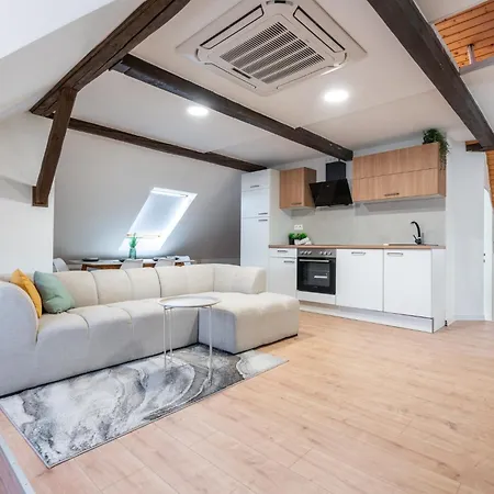 B-home - Stylovy Podkrovny 74 M2 * Trenčín